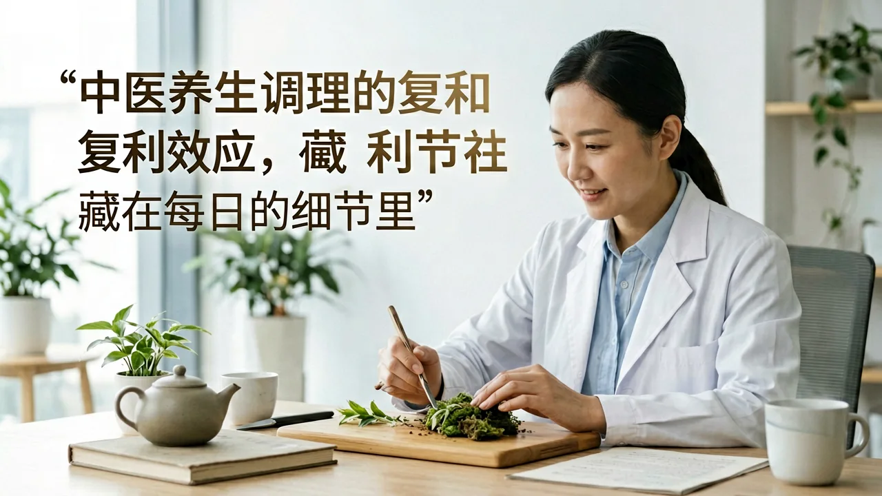 中医养生调理的复利效应，藏在每日的细节里